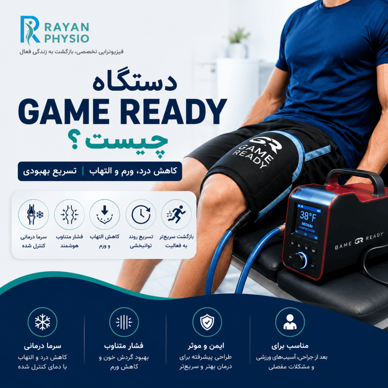 دستگاه Game Ready چیست؟ | مزایا، کاربردها و نحوه عملکرد در فیزیوتراپی