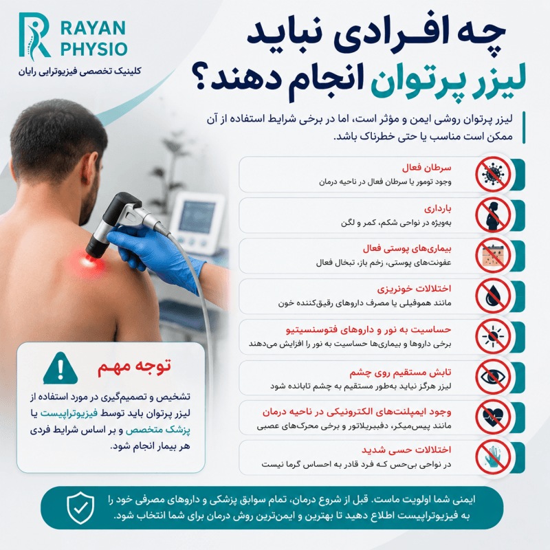 درمان سیاتیک با لیزر پرتوان؛ مزایا، نحوه درمان و تعداد جلسات