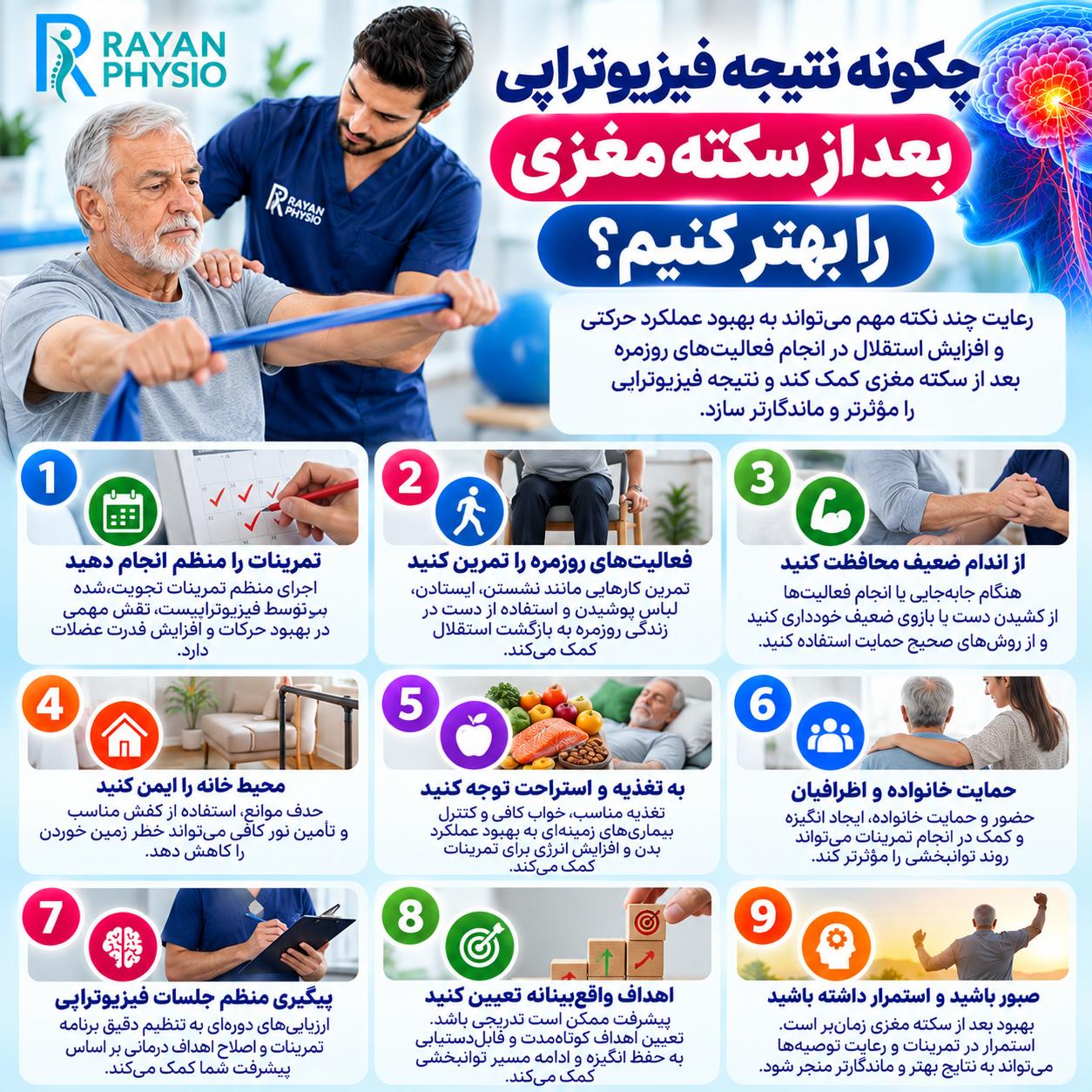 فیزیوتراپی سکته مغزی؛ توانبخشی و بازگشت حرکت